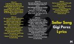 Sailor Song Lyrics by Gigi Perez: a Deep Dive into the Melodic World